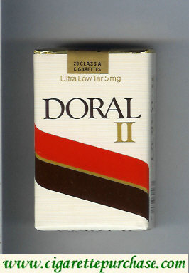 Doral II cigarettes soft box